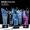 new design crystal  trophy